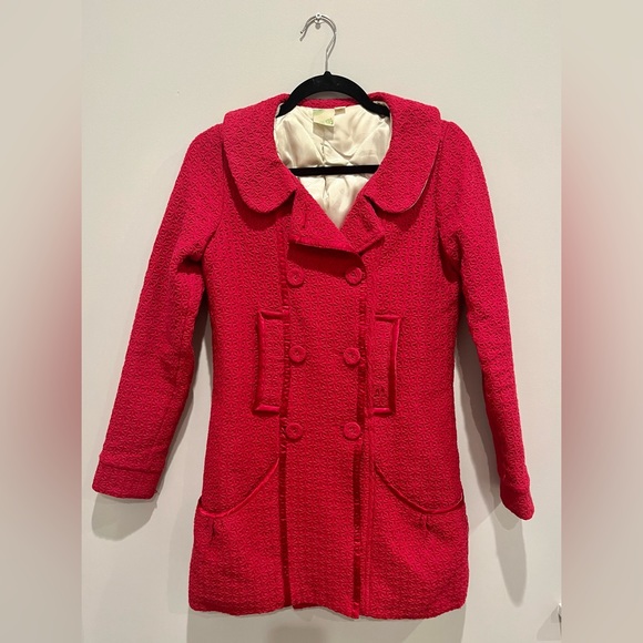 Red Matix Coat - Picture 2 of 6